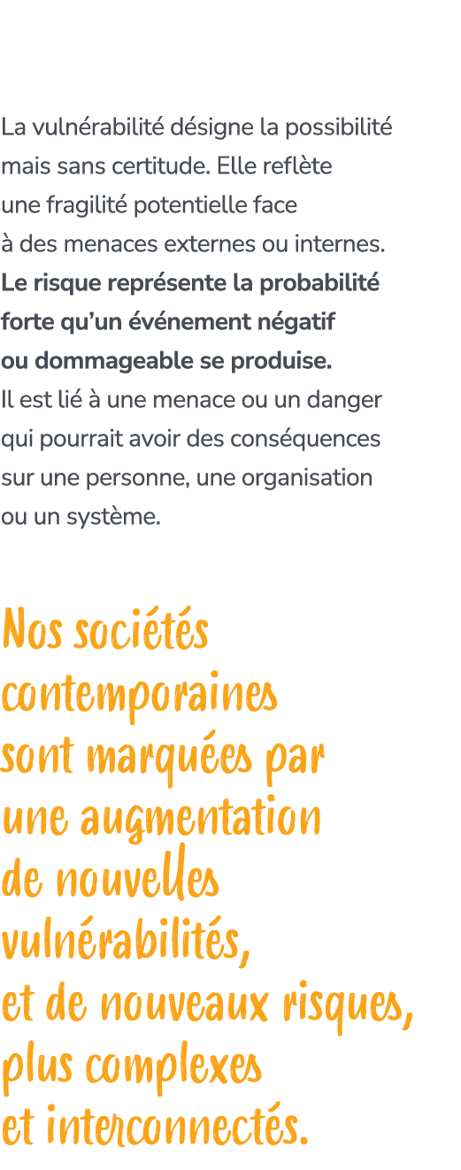 Quelle est la diff rence entre risque et vuln rabilit ? La vuln rabilit  d signe la possibilit  mais sans certitude....